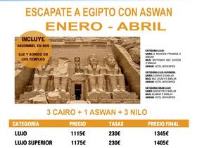 ESCAPATE A EGIPTO CON ASWAN